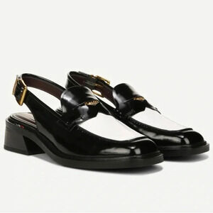 NEW Franco Sarto Giada Slingback Loafer Heel-8.5
